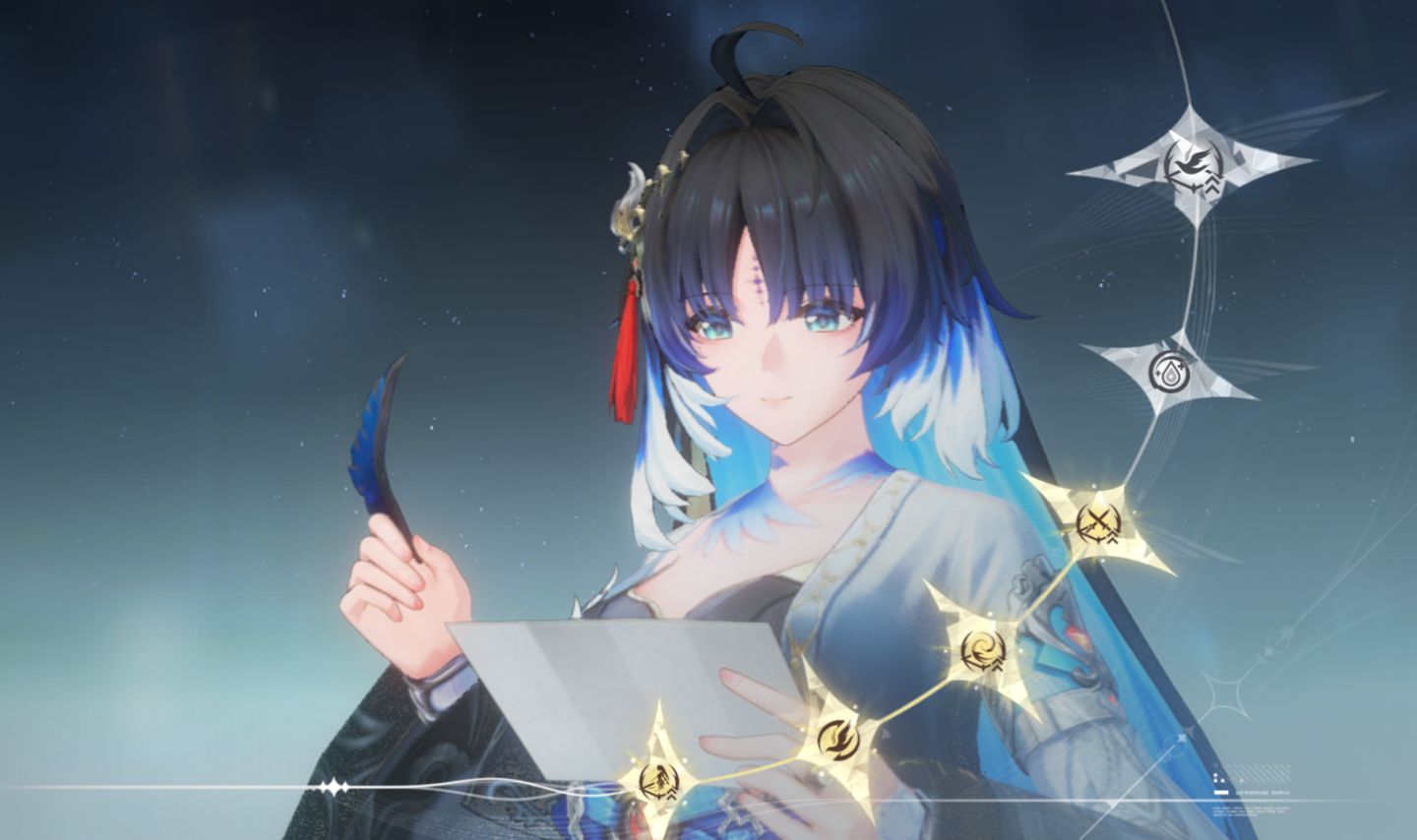 Conta wuthering waves Yangyang s4 com assinatura Lynae+assinatur suisui