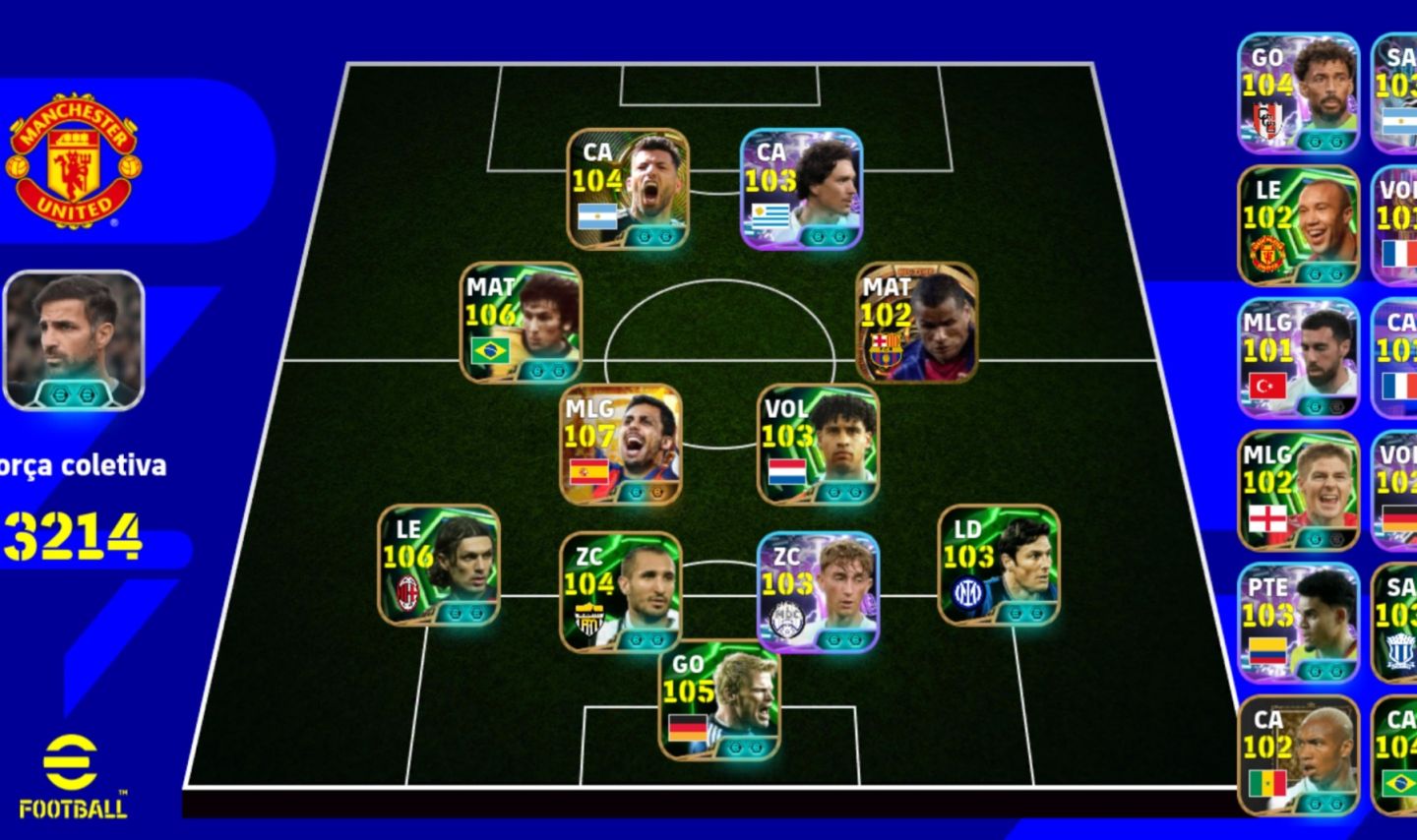 CONTA EFOOTBALL TOP COM RODRI 107!! MALDINI + ZICO + AGUERO BLITZ E+++!