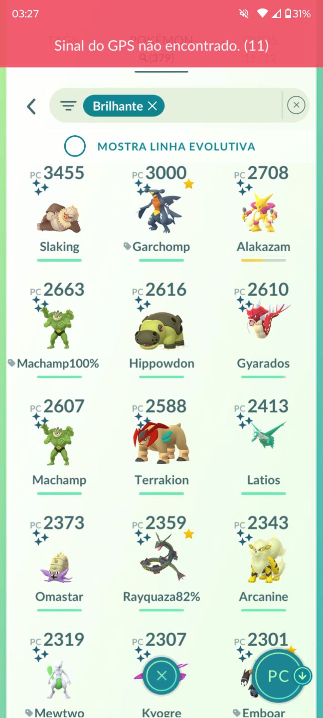 CONTA POKÉMON GO DE 2021 COM MUITOS SHINY