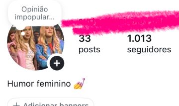 Conta Instagram altamente engajada 1k de seguidores reais!