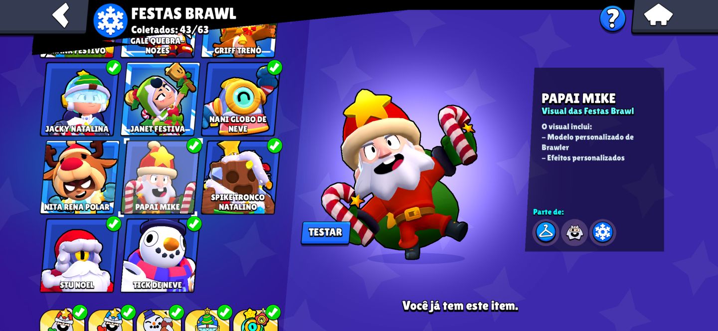 CONTA DE BRAWL STARS RARA E QUASE RANK PRO