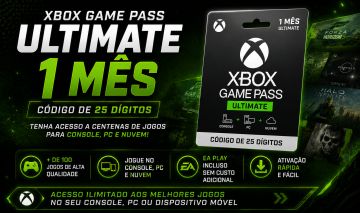 XBOX GAME PASS ULTIMATE 25 DIGITOS NA SUA CONTA