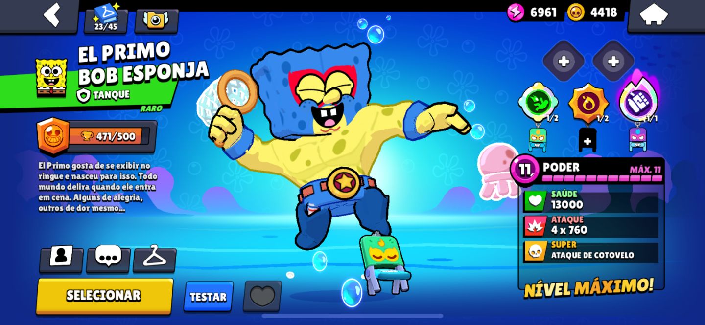 Conta de brawl stars muito braba