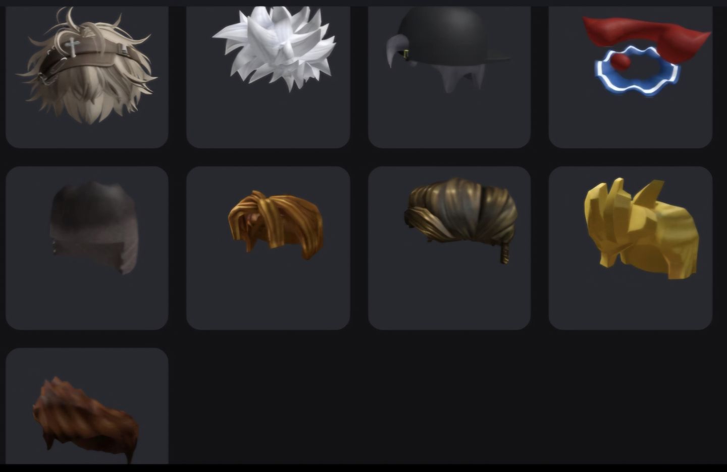 CONTA DO ROBLOX ALGUMAS SKINS E ALGUNS JOGOS.