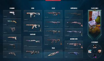 Conta de Valorant com várias skins e Pacote Floretérium 2.0, +R$1850 gastos.