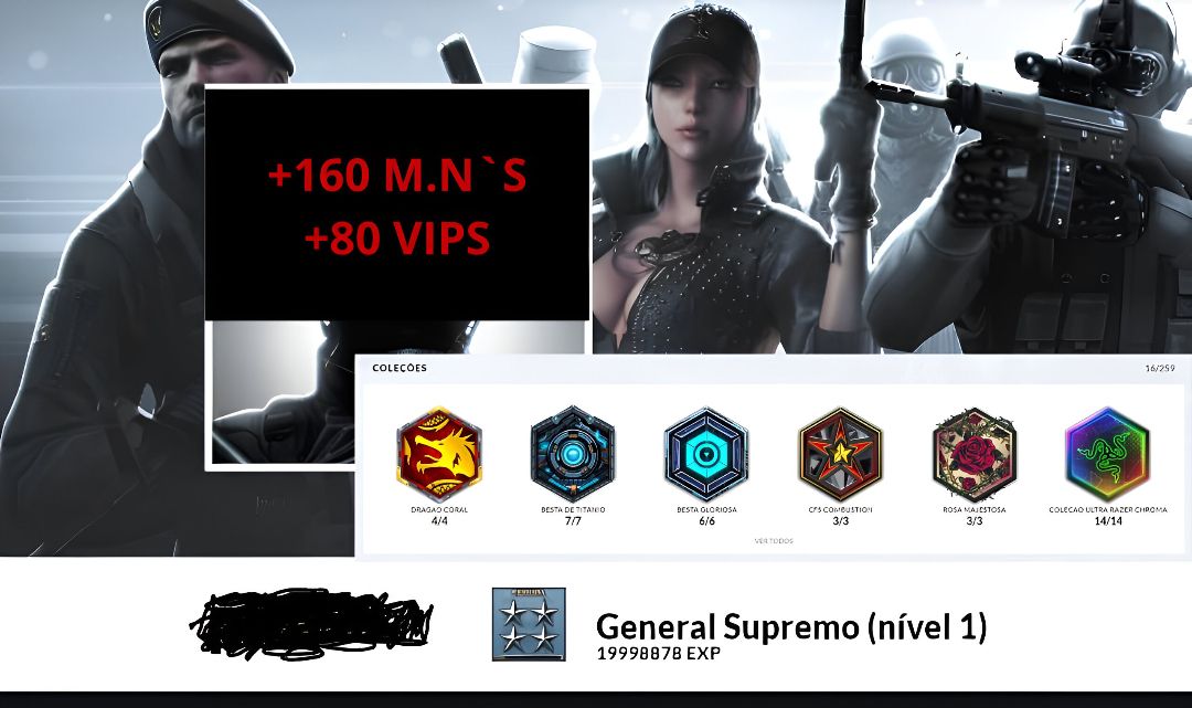 CROSSFIRE AL, + 85vips, +185MNs, RANKED ON !!!!