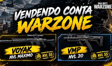 Conta Warzone NVL 55 + VOYAK levei máximo+ vmp NVL 20