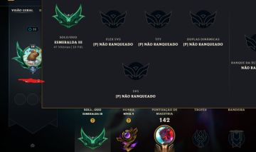 CONTA LOL - ESMERALDA 3 - MMR ALTO - FULL ACESSO