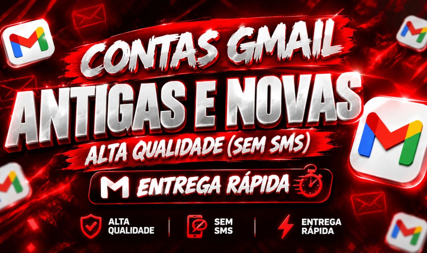 CONTAS GMAIL NOVAS E ANTIGAS | BRASIL