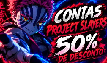Contas Project Slayers 50%