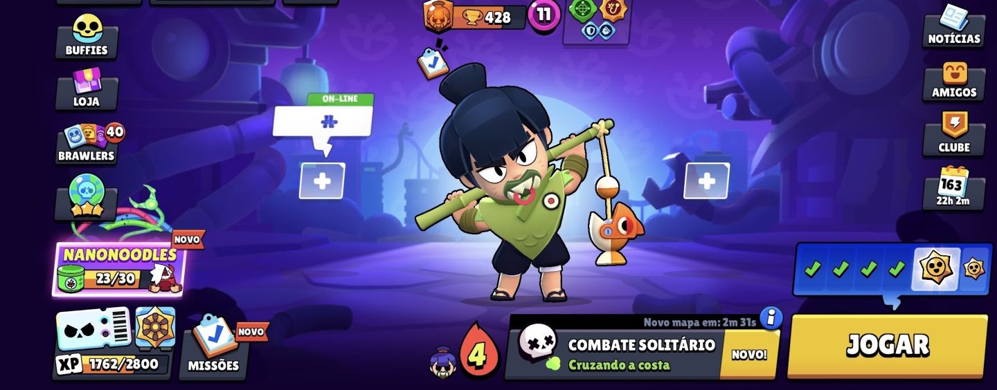 Conta brawl/Clash R. (Leia a descrição)