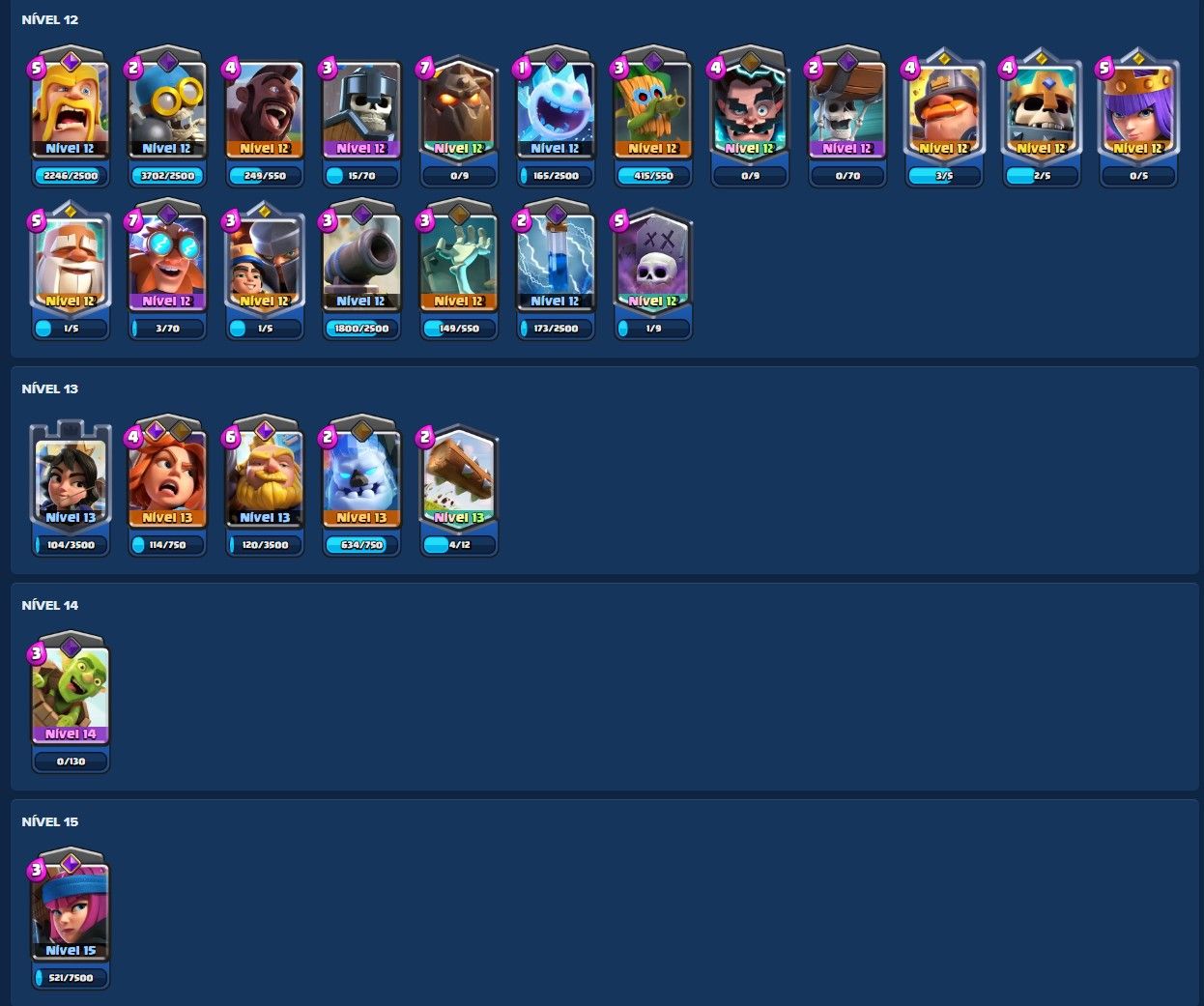 [CONTA DE BRAWL STARS + CONTA DE CLASH] 20K DE TROFEUS NO BRAWL E 8431 NO CLASH