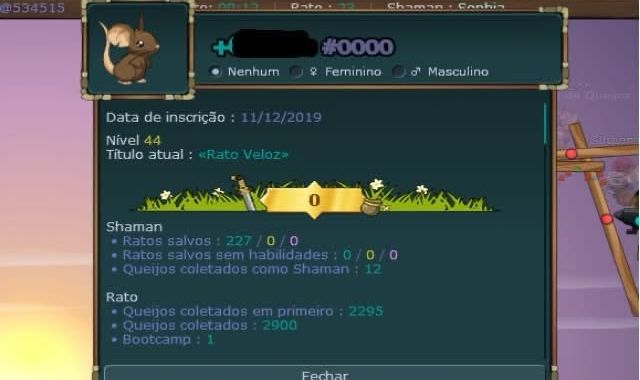 CONTA TRANSFORMICE COM + NO NICK