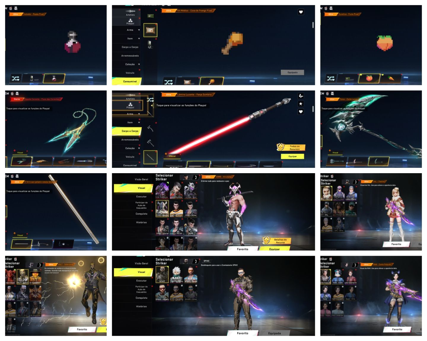 Conta levei máximo,Full SKINS!!!