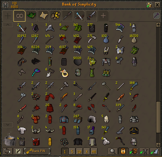 Runescape private server Simplicity CONTA BOA