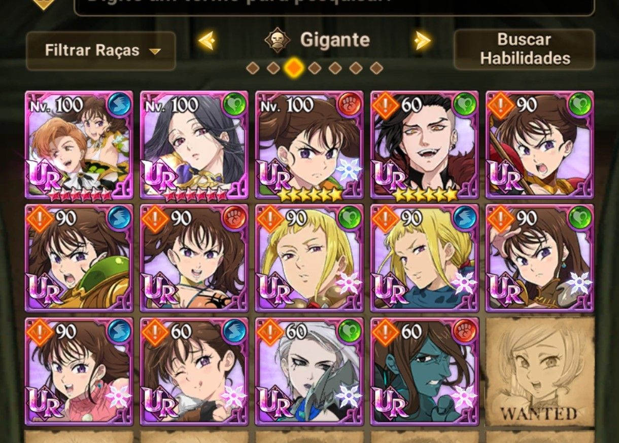 CONTA COM MELI 6/6 + COLLABS END GAME 7DS