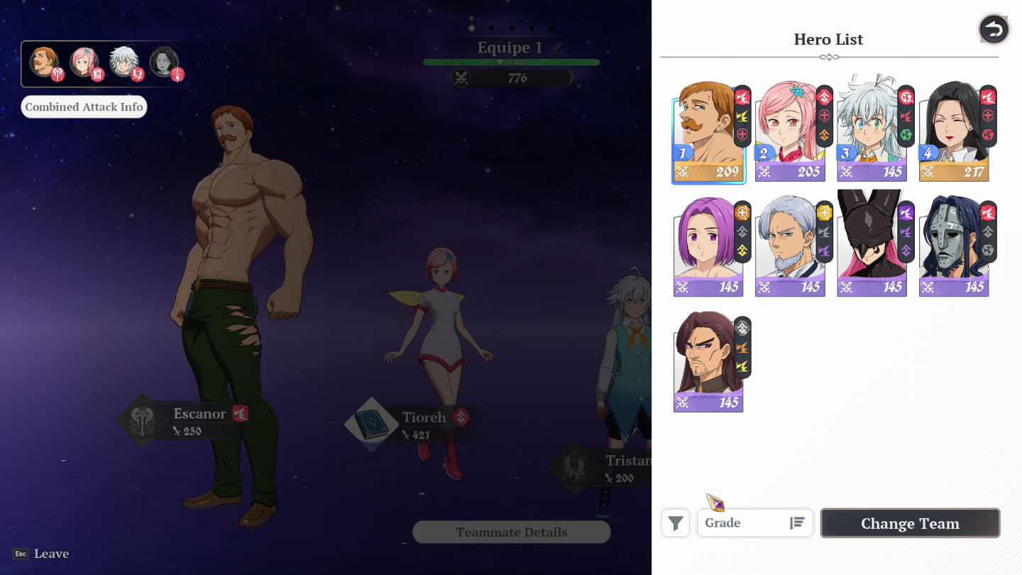 ZS | NA East | Escolha seu SSR Limitado | Reroll | The Seven Deadly Sins Origins
