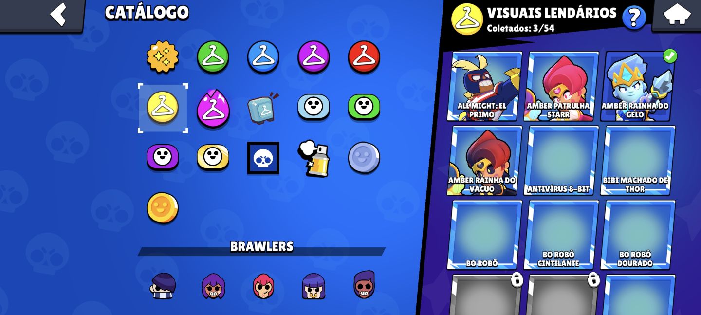 Conta de brawls muito top boa pra vc entra aí pra nós conversar conta top