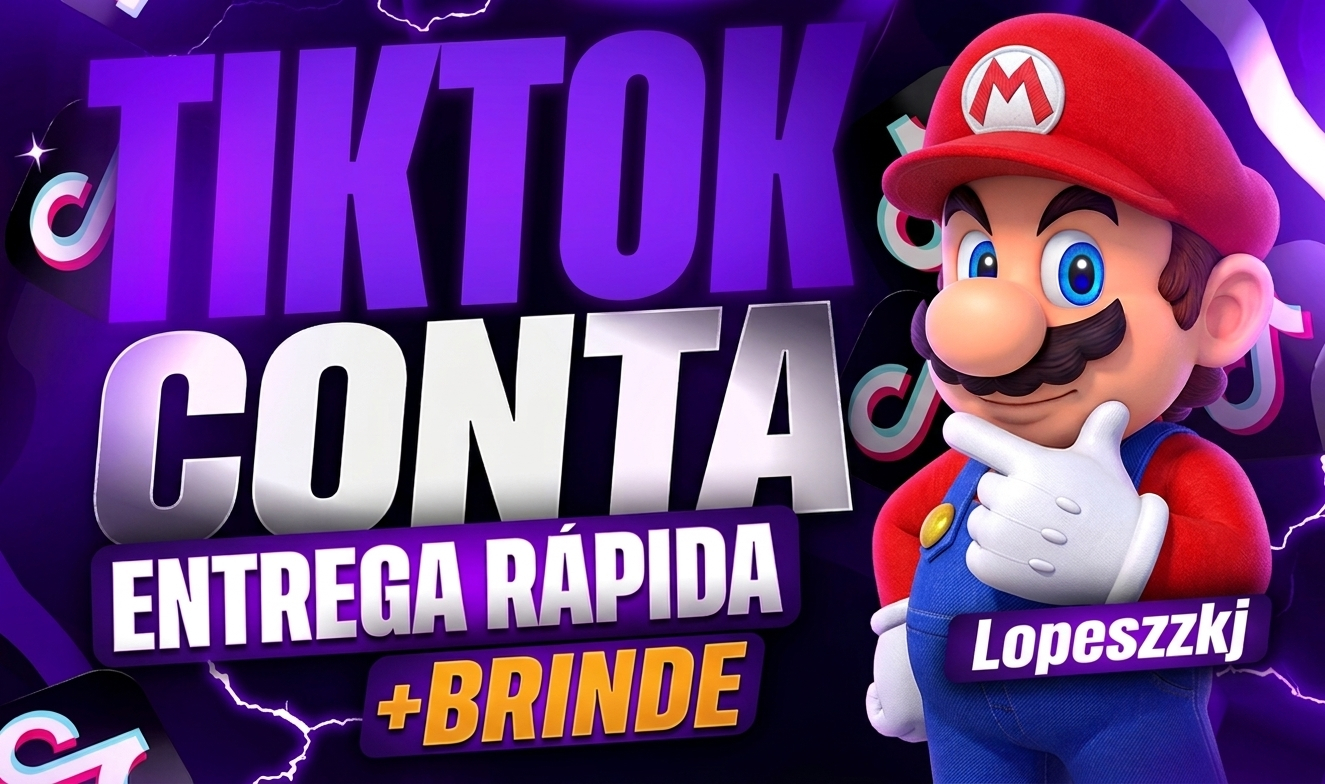 CONTAS TIKTOK ANTIGAS & NOVAS + SEGUIDORES [CONTAS AQUECIDAS] ENTREGA AUTOMÁTICA