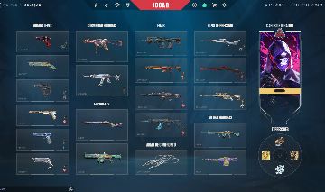 ACC DE VALORANT COM PCT KURONAMI E + DIVERSAS SKINS