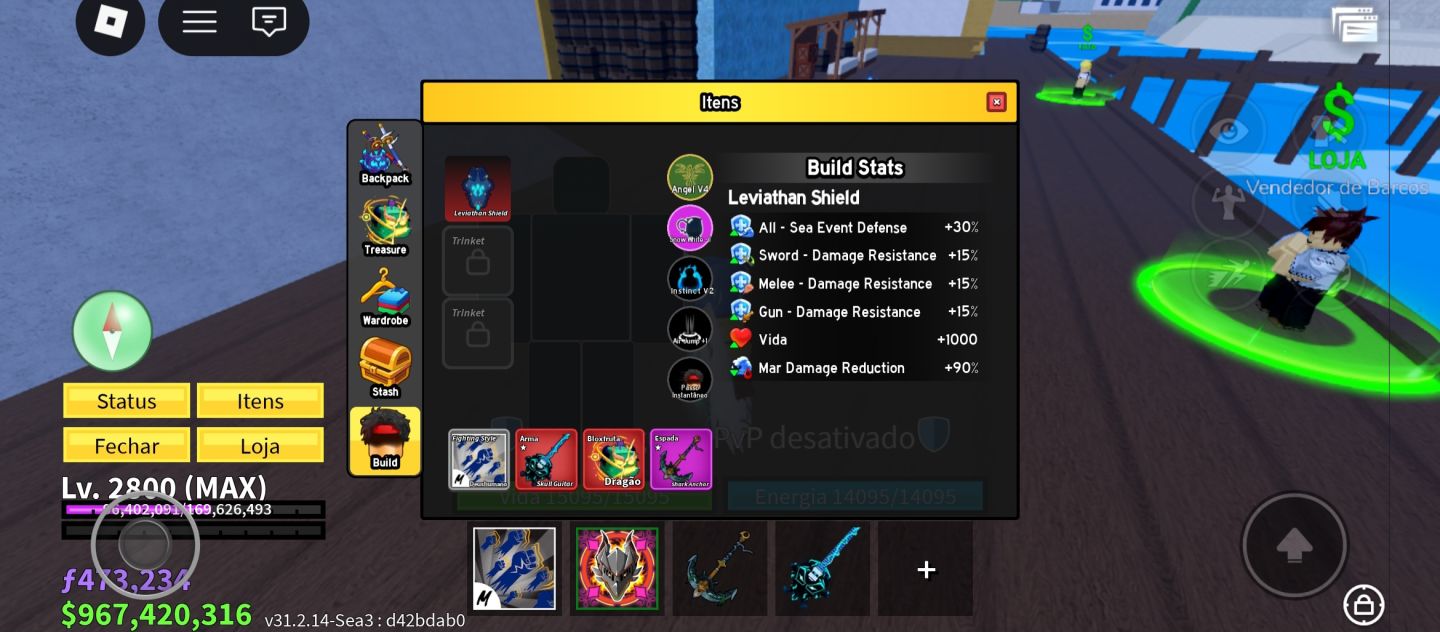 RARIDADE! CONTA FULL 2800 | TODAS V4 | DRAGON E KITSUNE PERM