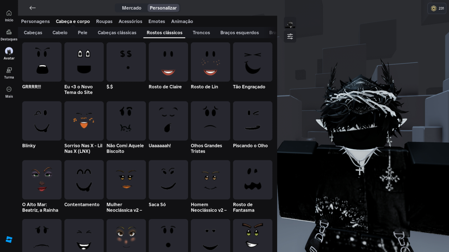 Conta 50K Gastos Roblox (Unisex), Varios Itens