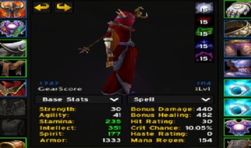 CONTA WOW TBC MAGE 70 HORDA, 1200GS