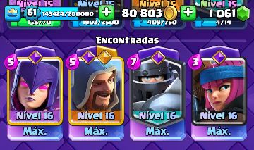 Conta Clash Royale nível 65 FULL