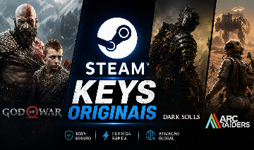 STEAM KEYS ORIGINAS - DESCONTO DE ATÉ 60% - ENTREGA RÁPIDA - SUPORTE ON