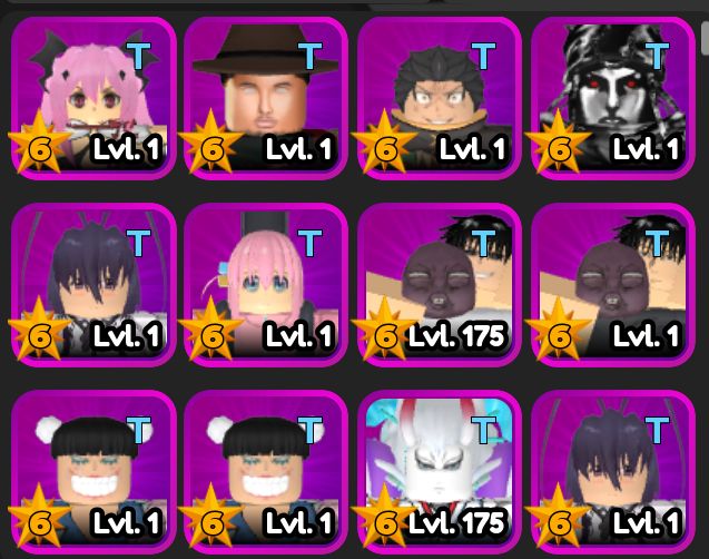 All Star Tower Defense | Serviços | Personagens