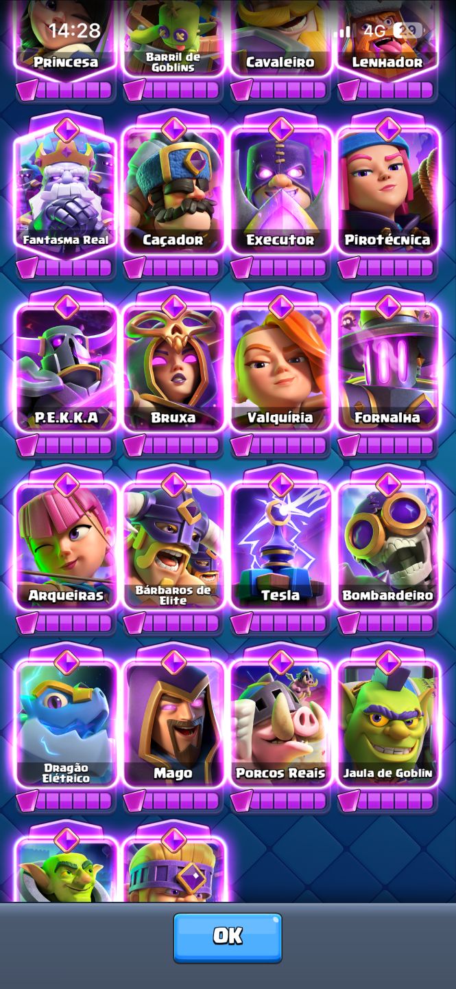 Conta de Brawl Stars e Clash Royale( não separado)