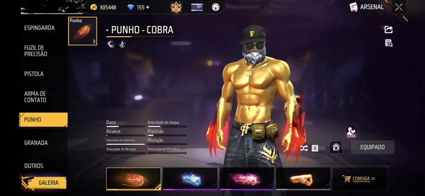Conta antiga 1,2 passe e armas evolutivas