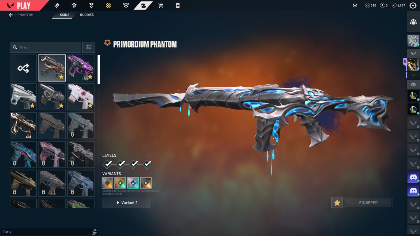 CONTA SMURF COM MUITAS SKINS BOAS! PHANTOM PRIMORDIUM!