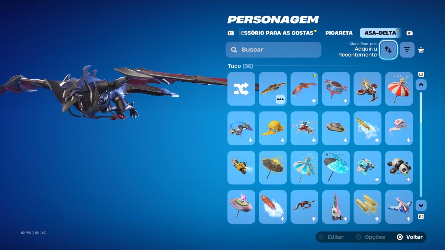 Conta Fortnite com vários itens (só para pc)