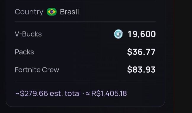 Conta fortnite antiga