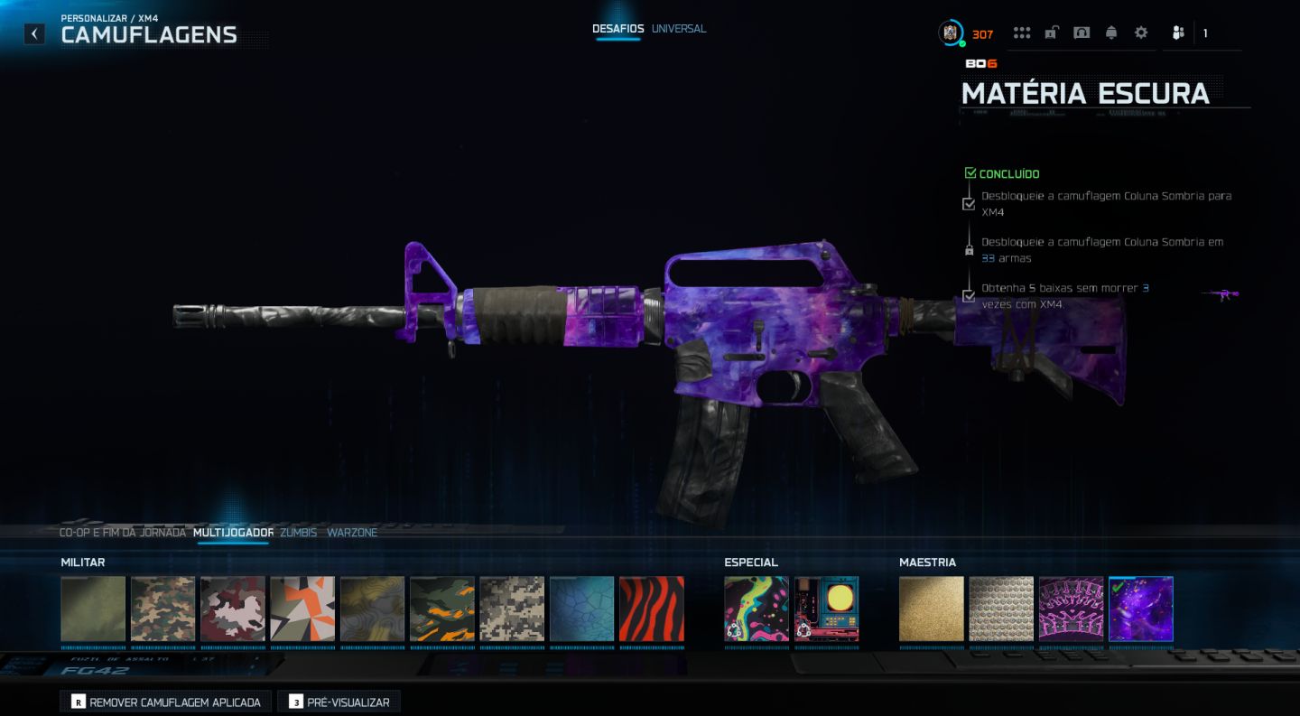 CONTA IRIDESCENT - TODOS OS PASSES DE BATALHA + BLACKCELL + MW 2019 & MW III