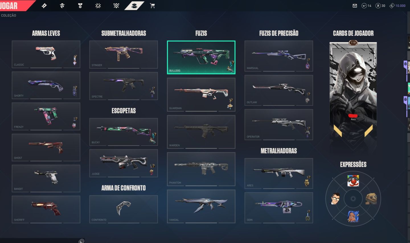 Conta VALORANT com Skins e Karambit VCT