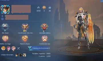 Collector Natália, Lightborn Alucard, Tigreal, Granger -Heróis 71/Skins78