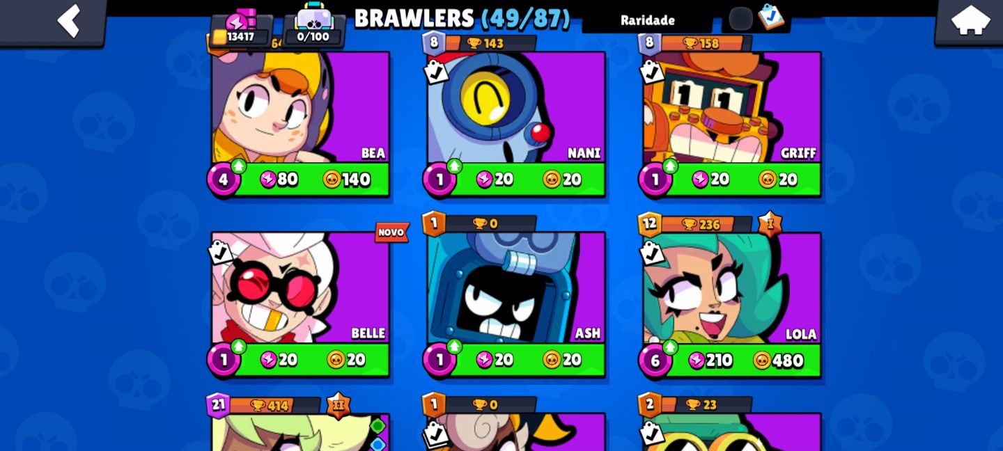 CONTA BRAWL STARS + CLASH ROYALE