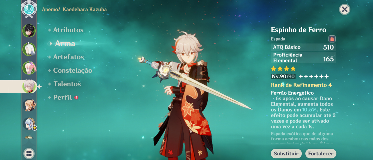 CONTA GENSHIN: WRIOTHESLEY C1 E AYAKA+BISS E SKIN+OUTROS T5 E ARMAS T5