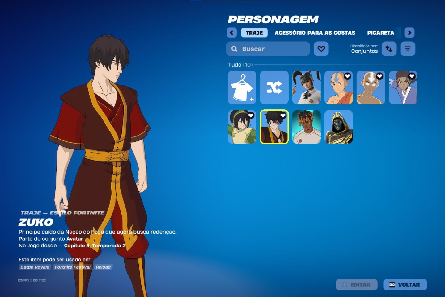 Conta Fortnite Full Acesso | Avatar