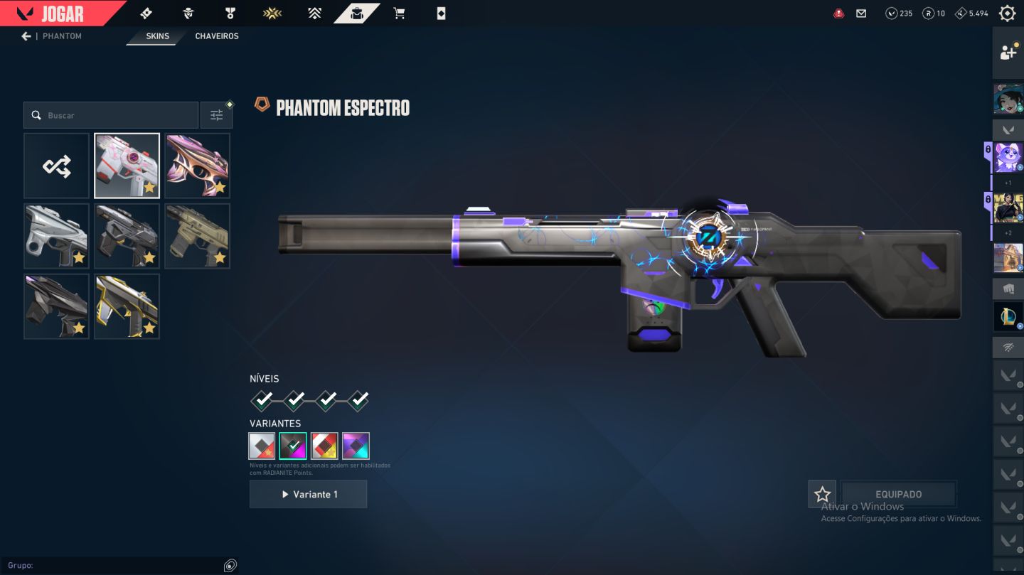 CONTA VALORANT +R$6.000 INVESTIDOS | MUITAS SKINS