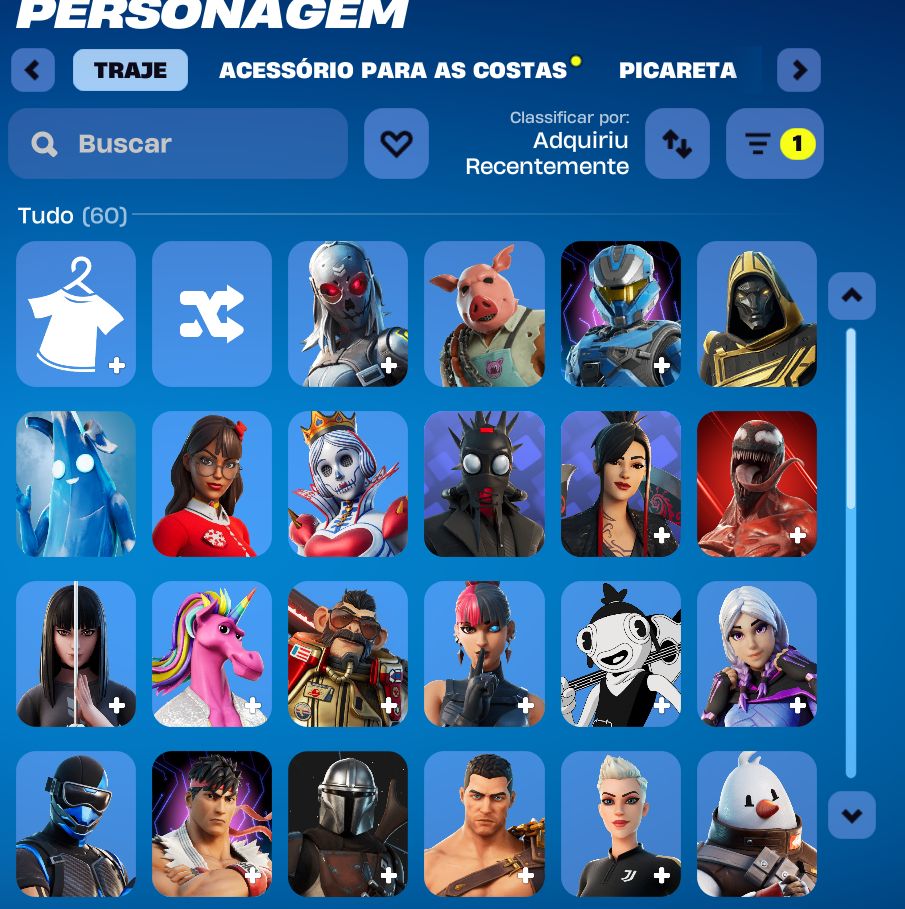 CONTA FORTNITE