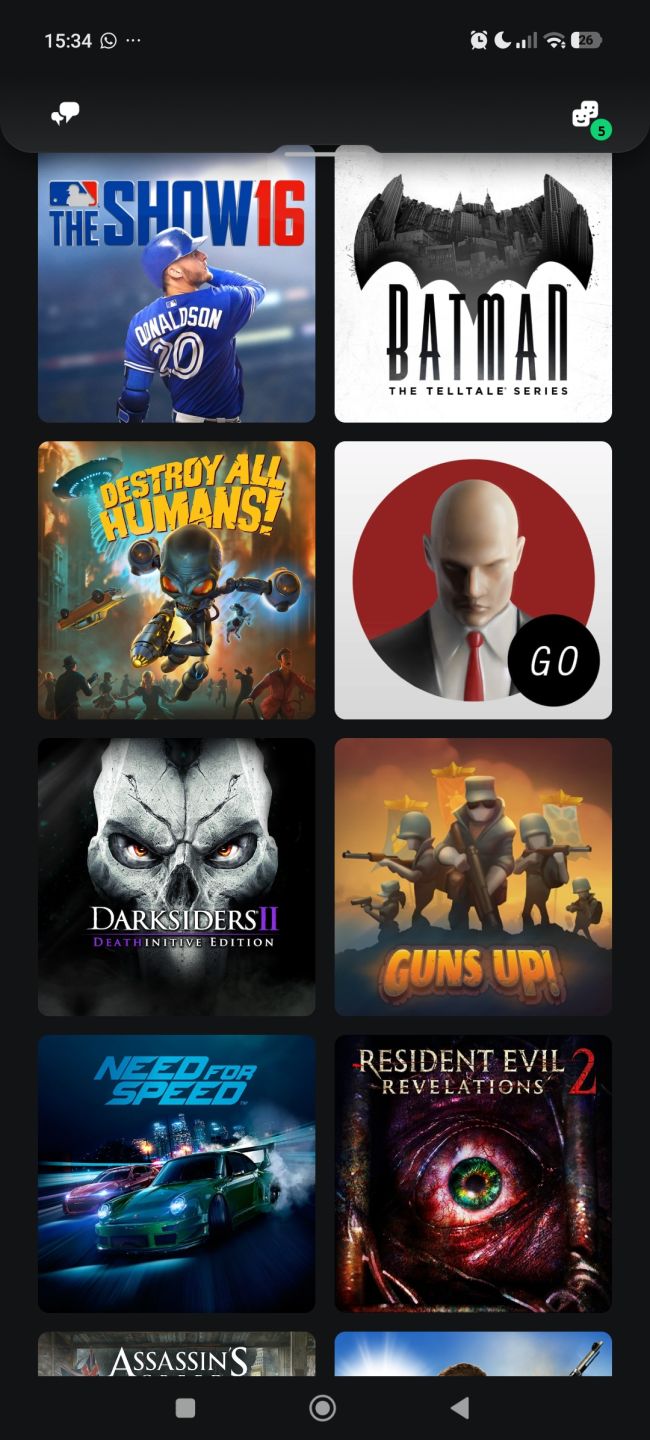 Minha conta com mais de 700 jogos e mais 598 platinas