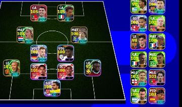 Conta muito boa com jogadores meta.