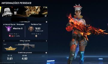 Conta Blood Strike End-Game | 14 Eternas | 2 EVOs | Playpal MAX | KD 4.92