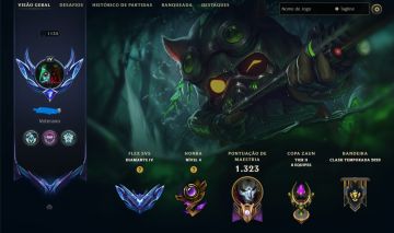 Continha de lol 2013 com varias skins icones etc