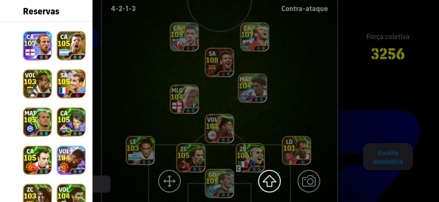 Conta efootball 3256+ Messi blitz curler