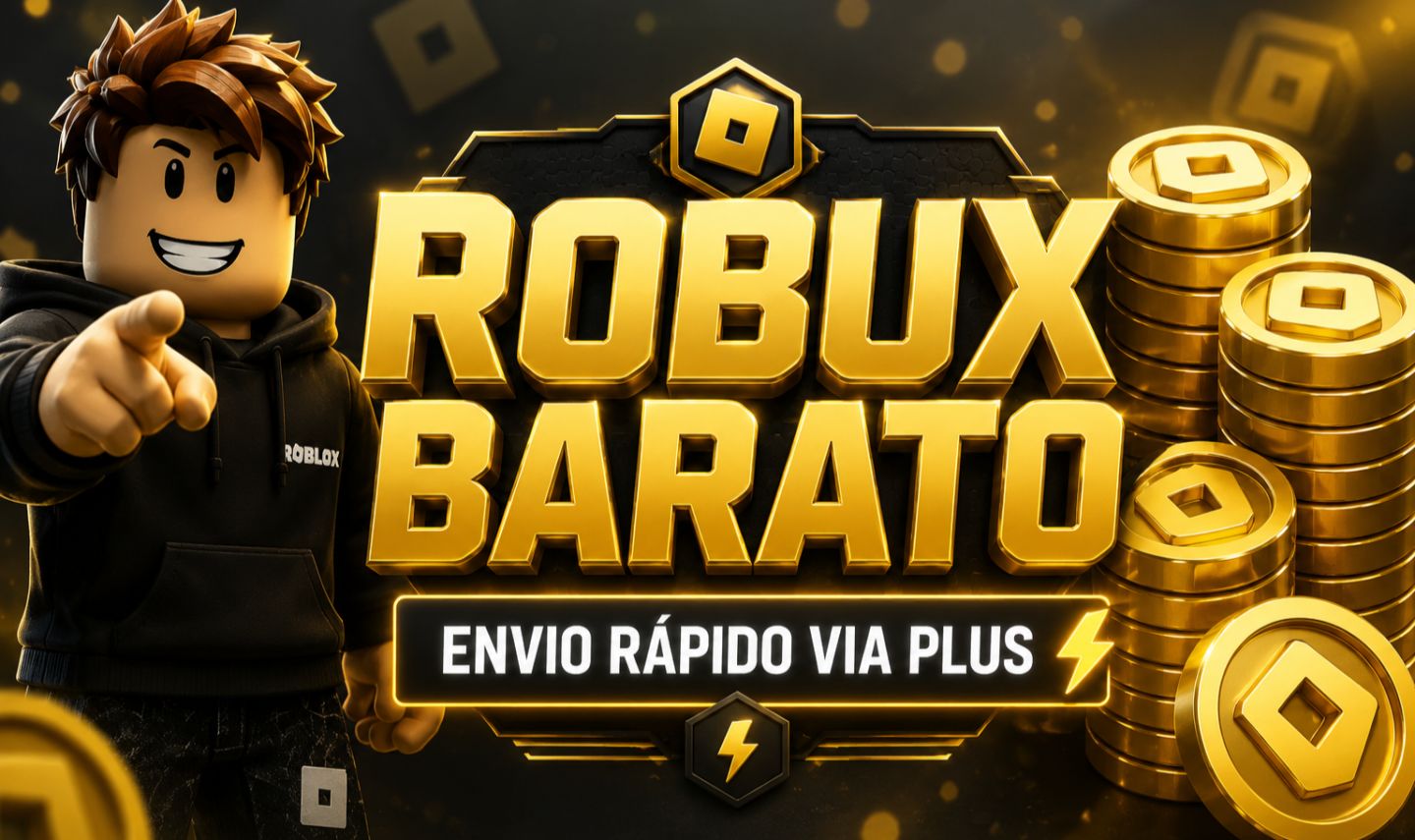 ROBUX NA SUA CONTA PELO MELHOR PREÇO | ENVIO VIA PLUS | ROBLOX