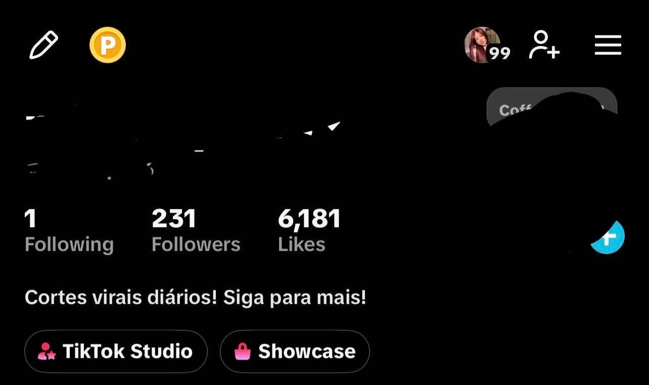 CONTA COM TIKTOK SHOP